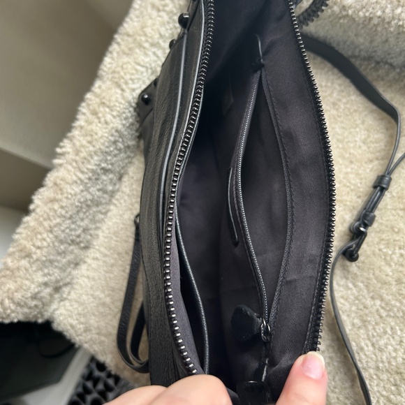 Rebecca Minkoff Leather Shoulder Bag with Stud detail - Picture 5 of 11